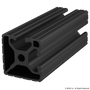 1502-Black-FB | T Slotted Aluminum Profiles | CPI Automation - Image 1