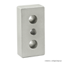 2138 | 15 Series 3 Hole - Center Tap Base Plate: 1.50” x 3.00” with 7/16-14 Tap - Image 1