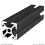 25-2525-Black | T Slotted Aluminum Profiles | CPI Automation - Image 1