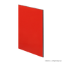 2634 | Lite Aluminum Composite Panel: .236" Thick, Red - Image 1
