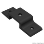 2515-Black | 15 Series & Ready Tube Double Arm Narrow Panel Retainer - Image 1