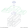 2517 | 15 Series & Ready Tube Double Arm Narrow Mesh Retainer - Image 3