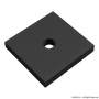 40-2438-Black | 40 Series Narrow Backing Plate - Image 1