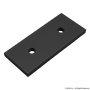 45-2437-Black | 45 Series Wide Backing Plate - Image 1