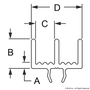 25-2221 | 25 Series Lower Door Slide Track - Image 2