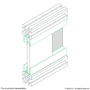 40-2220 | 40 Series Lower Door Slide Track - Image 3