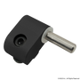 2073-Black | 10 Series Standard Lift-Off Hinge - Right Hand with Single Long Pin - Image 1