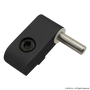 2093-Black | 15 Series Standard Lift-Off Hinge - Right Hand with Single Long Pin - Image 1
