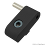 40-2094-Black | 40 Series Standard Lift-Off Hinge - Left Hand with Single Long Pin - Image 1