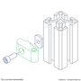 2097 | 15 Series Standard Lift-Off Hinge - Mating Hub - Image 3