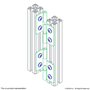 25-2841 | 25 Series Economy Lift-Off Hinge Assembly: Right Hinge - Image 2