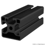 40-4003-Black-FB | T Slotted Aluminum Profiles | CPI Automation - Image 1