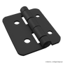 2084-Black | 10 to 15 Series 4 Hole - Aluminum Hinge - Image 1