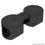 3369-Black | 10 Series 10-32 Butt Fastener - Image 1