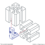 33530 | Hidden Corner Connector: Inside-Outside - Image 3