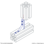 3364 | 90 Degree Inside Corner Connector - Image 4