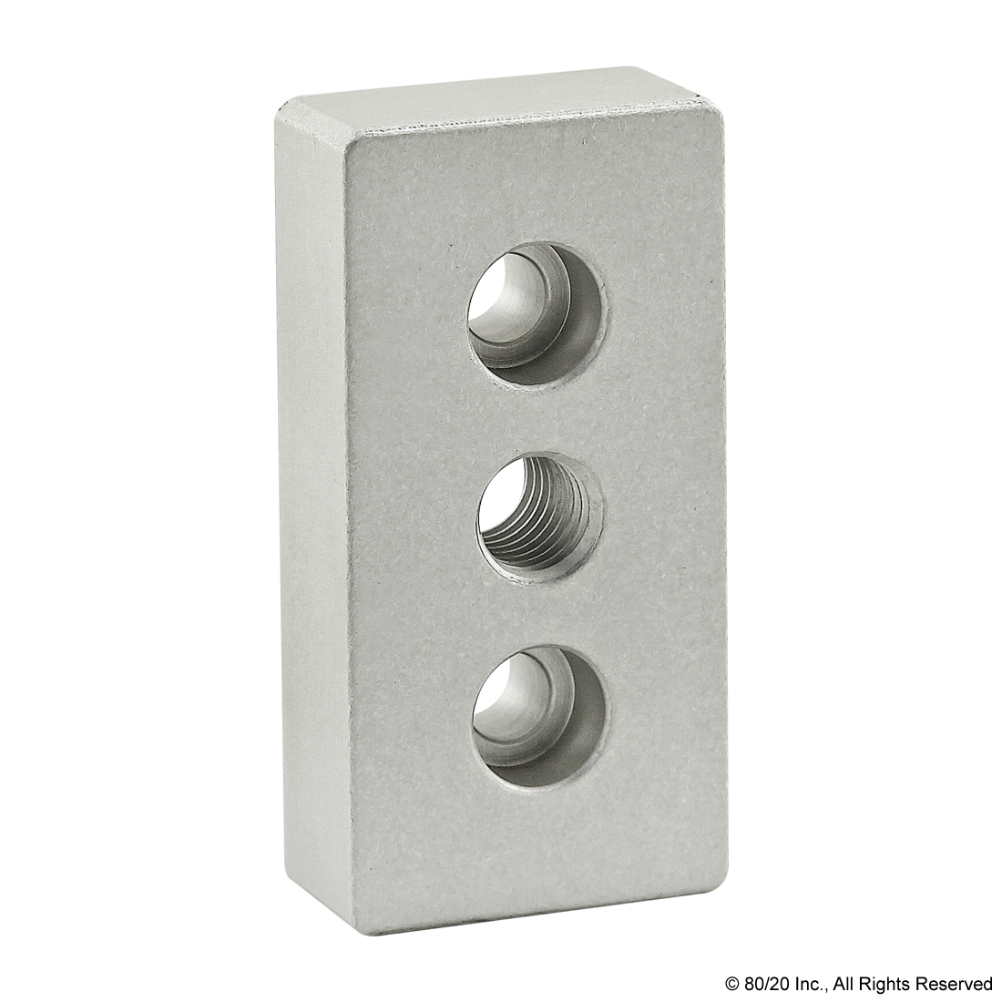 2135 15 Series 3 Hole Center Tap Base Plate 1.50” x 3.00” with 1/2