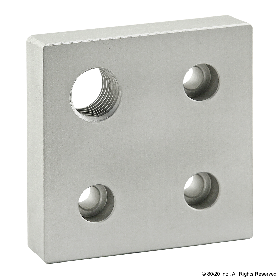 40 Pd Base In 40-2367 | 40 Series 4 Hole - Offset Tap Base Plate: 80mm x 80mm with ...