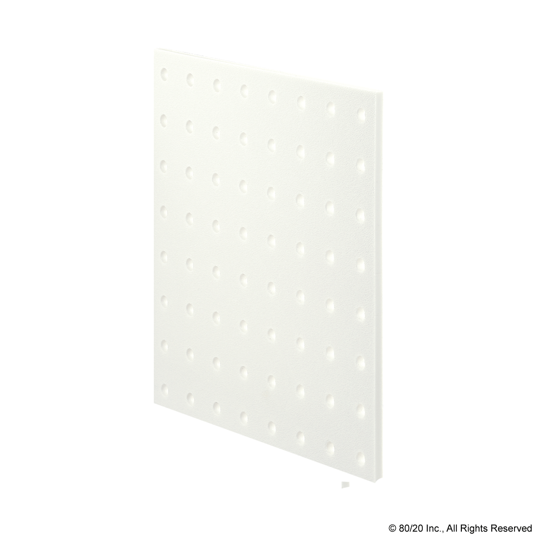 2664 HDPE Pegboard .25" Thick, White CPI Automation