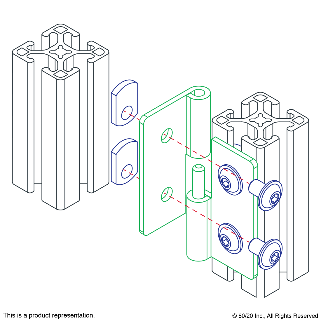 2839 | 15 Series Economy Lift-Off Hinge Right Hand with Short Pin | CPI ...