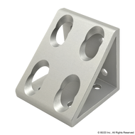 4338 | 15 Series 8 Hole - Gusseted Inside Corner Bracket - Image 1