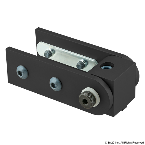 40-4428-Black | 40 Series Right Angle 0 Degree Dynamic Pivot Assembly ...