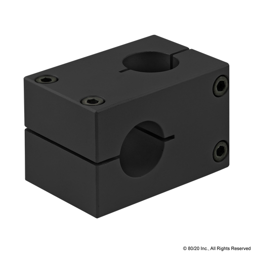 5575Black 15 Series 1" Stanchion Cross Clamp CPI Automation