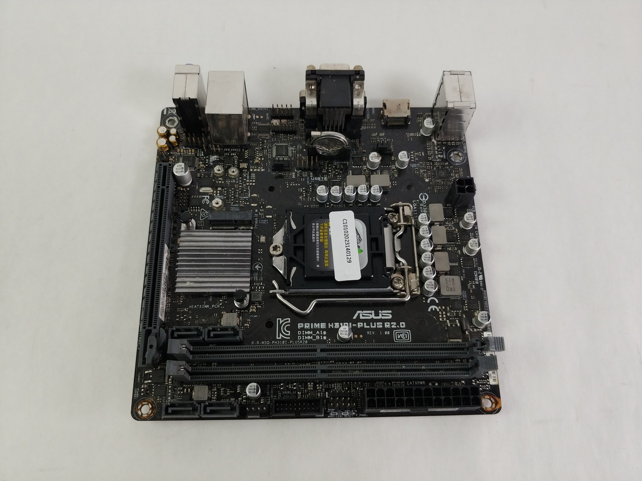 Asus Intel LGA 1151 (300 Series) DDR4 Desktop Motherboard PRIME H310I ...