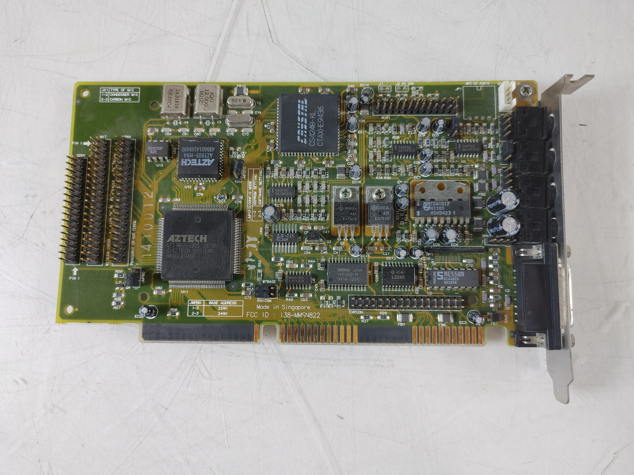 Vintage Aztech AZT-1605-U05 ISA Sound Galaxy Nova 16 Extra Sound