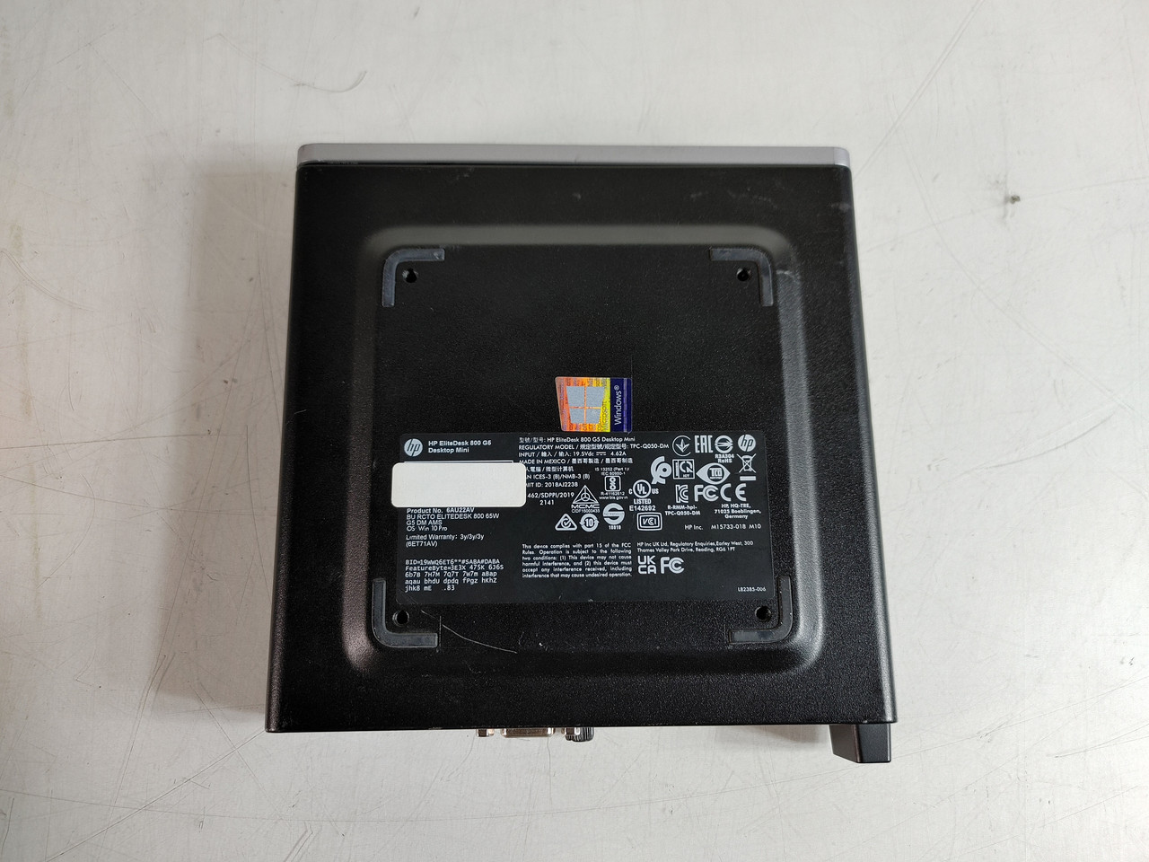 hp】EliteDesk 800 G5 DM PC Corei5-9500T 8GB SSD128GB 無線LAN 