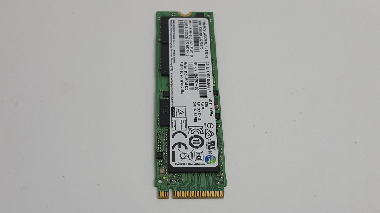 Samsung PM961 MZ-VLW5120 512 GB NVMe 80mm SSD at TR Reuse Group