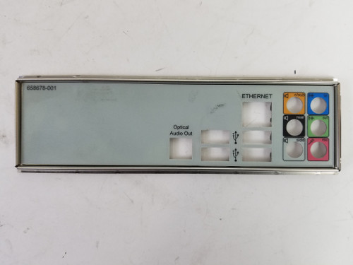 HP 685006-001 I/O Shield For Pavilion Elite H8-1000 Desktop Motherboard