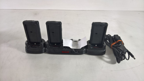 3x Honeywell SL-ES-C Sled iPod Touch 5G / 6G w/ SL-CB-C-1 Charge Dock BAD PORT