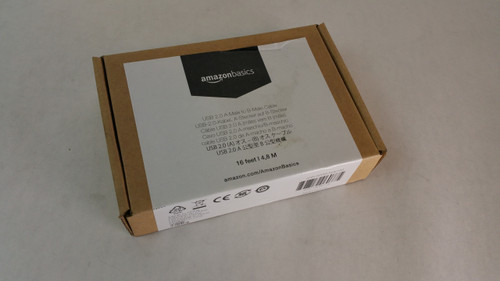 New Amazon basics B00BCWALHM USB 2.0 A-Male To B-Male Cable 16FT