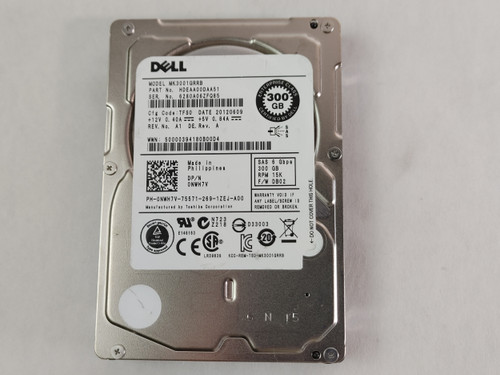 Lot of 5 Toshiba Dell MK3001GRRB  300GB 2.5" SAS 2 Enterprise Hard Drive