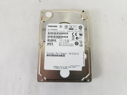 Toshiba Cisco AL13SEB600 600 GB SAS 2 2.5 in 10K Enterprise Hard Drive