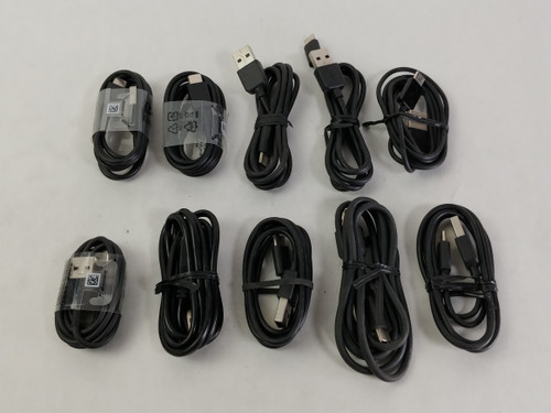 Lot of 2 10PK USB Type C Data / Charging Cable for Smartphone & Other Devices
