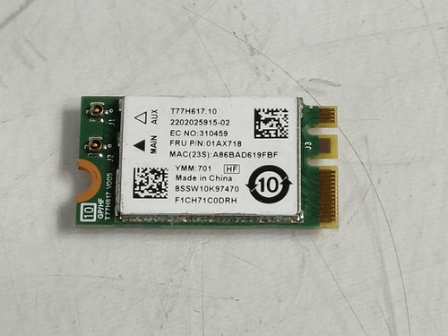 Lenovo 01AX718 QCNFA435 802.11ac M.2 WiFi Card + Bluetooth 4.1