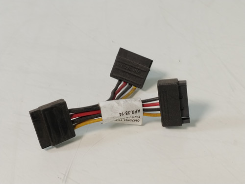 Lot of 2 Dell N701D SATA Power Connector Splitter Cable Cord