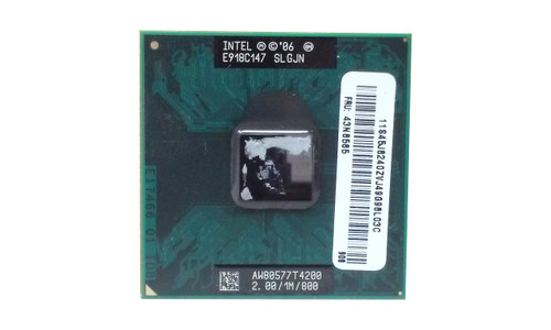 Intel Pentium Dual-Core T4200 2.0GHz Socket P 800MHz Laptop CPU SLGJN