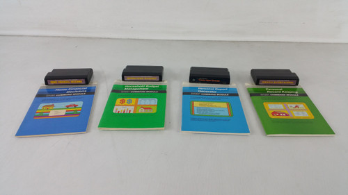 Texas Instruments PHM 3013 Lot of 4 Vintage Home Computer Cartridge Games