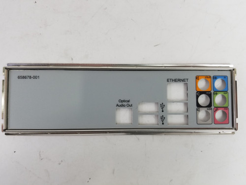 Lot of 2 HP 696080-001 I/O Shield For Pavilion H8-1200 Desktop Motherboard