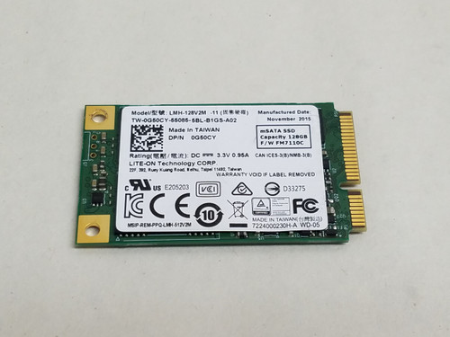 Liteon LMH-128V2M 128GB mSATA 1.8" Solid State Drive