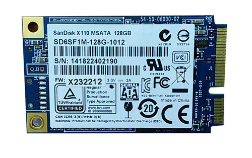 SanDisk X110 SD6SF1M-128G-1012 128GB 1.8" mSATA Solid State Drive