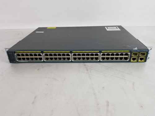 Cisco Catalyst 2960 WS-C2960-48PST-L 48-Port Fast Managed PoE Ethernet Switch