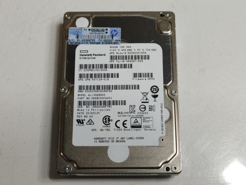 Lot of 10 Toshiba HP AL13SEB900 900 GB SAS 2 2.5 in Enterprise Hard Drive