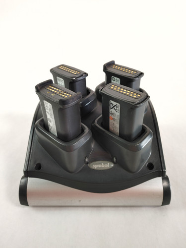 Symbol SAC9000-4000 MC9090/9190/92N0 charger and 4 batteries