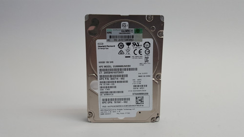 Seagate HP ST600MM0208 600 GB SAS 3 2.5 in 10K Enterprise Hard Drive
