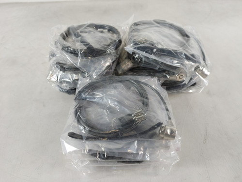 New Unbranded Notebook Computer Laptop Cable Keyed Lock 2 Keys- Lot of 25