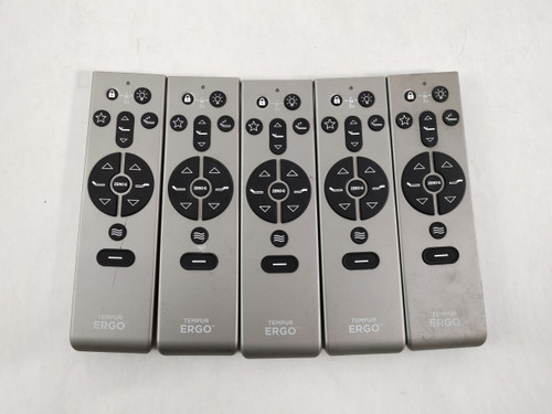 Lot of 5 Tempur-pedic RF396B Ergo Base Remote (Keeson) For Parts
